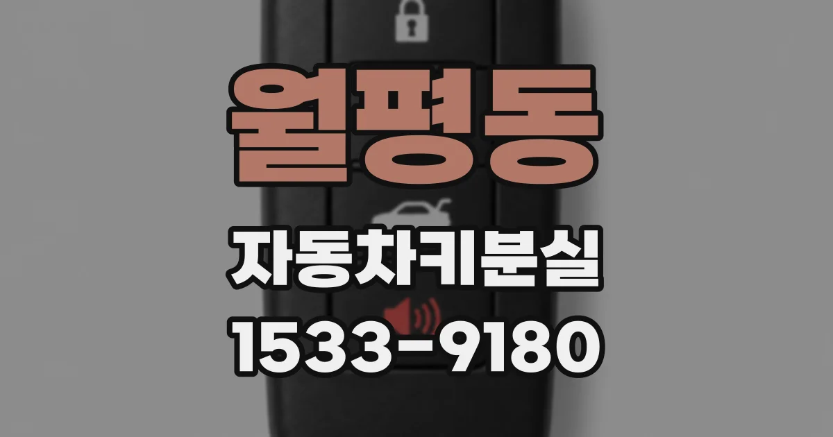 월평동 자동차키분실