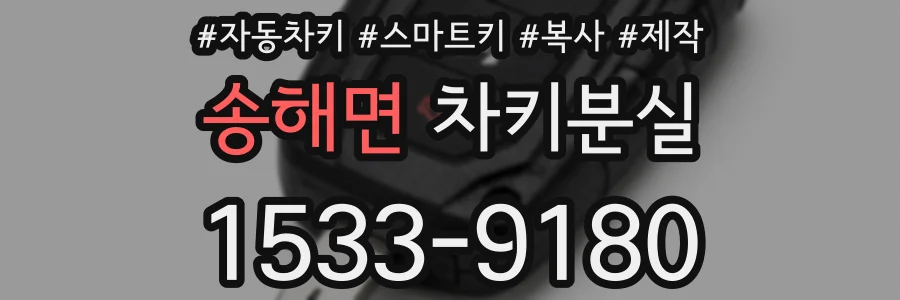 송해면 차키분실