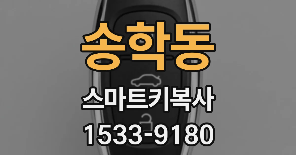 송학동 스마트키복사
