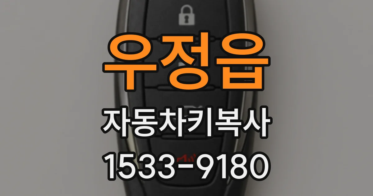 우정읍 자동차키복사