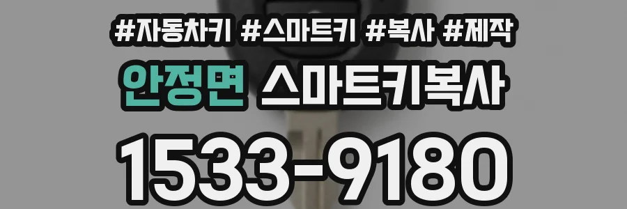 안정면 스마트키복사