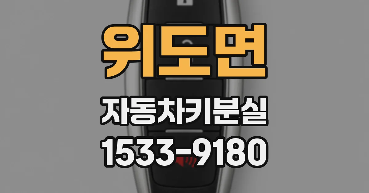 위도면 자동차키분실