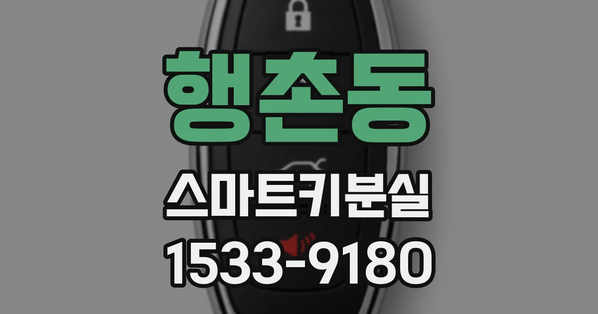행촌동 스마트키분실