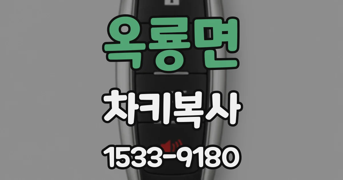 옥룡면 차키복사