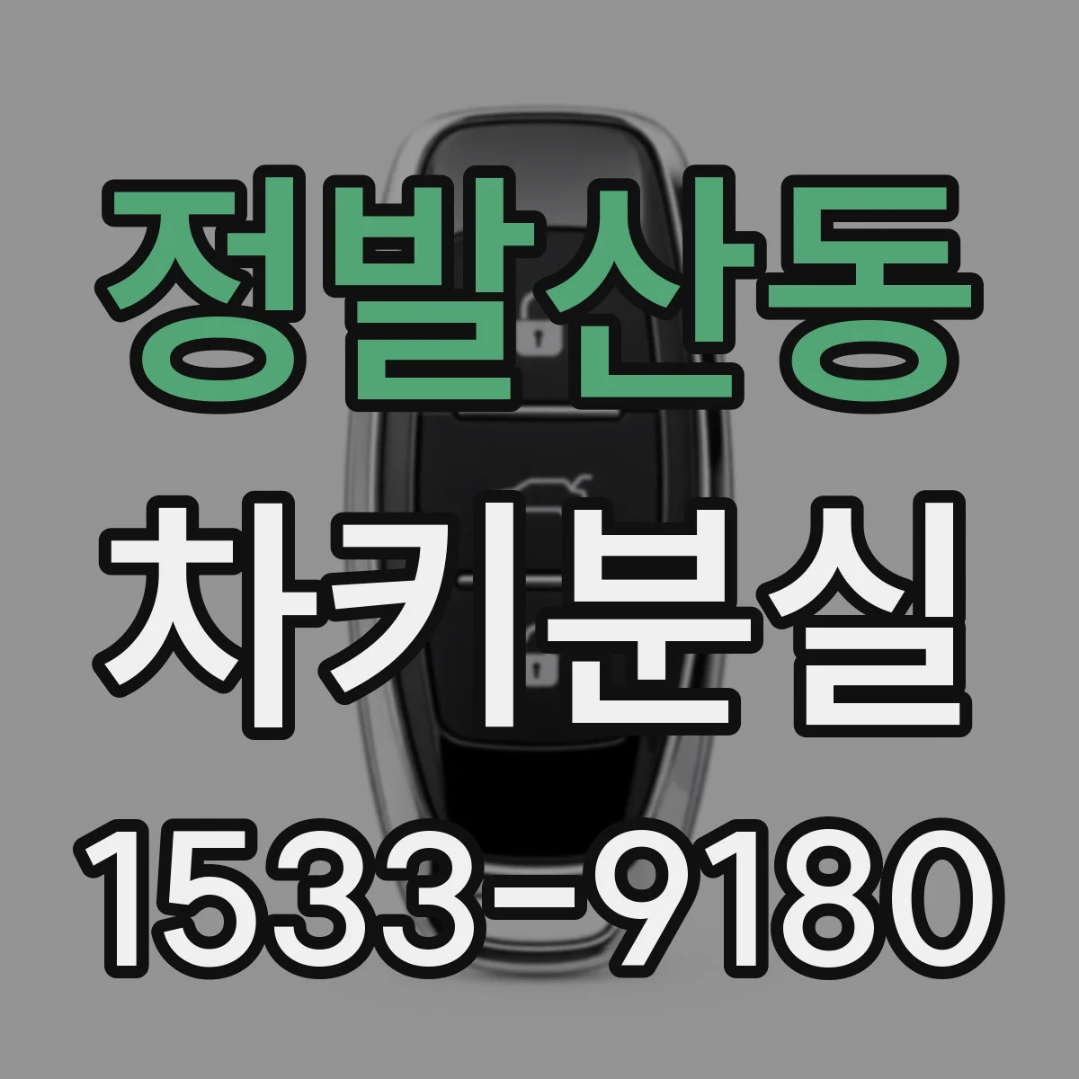 정발산동 차키분실