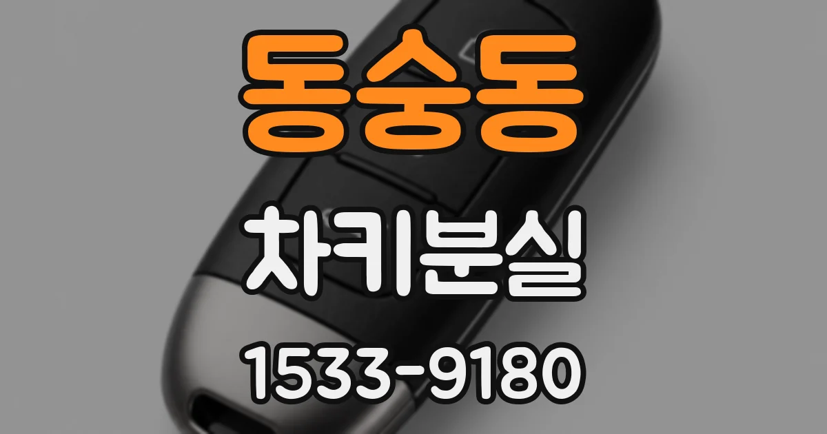 동숭동 차키분실