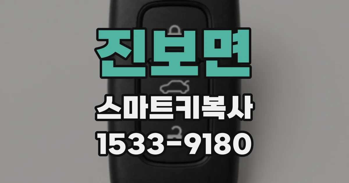 진보면 스마트키복사