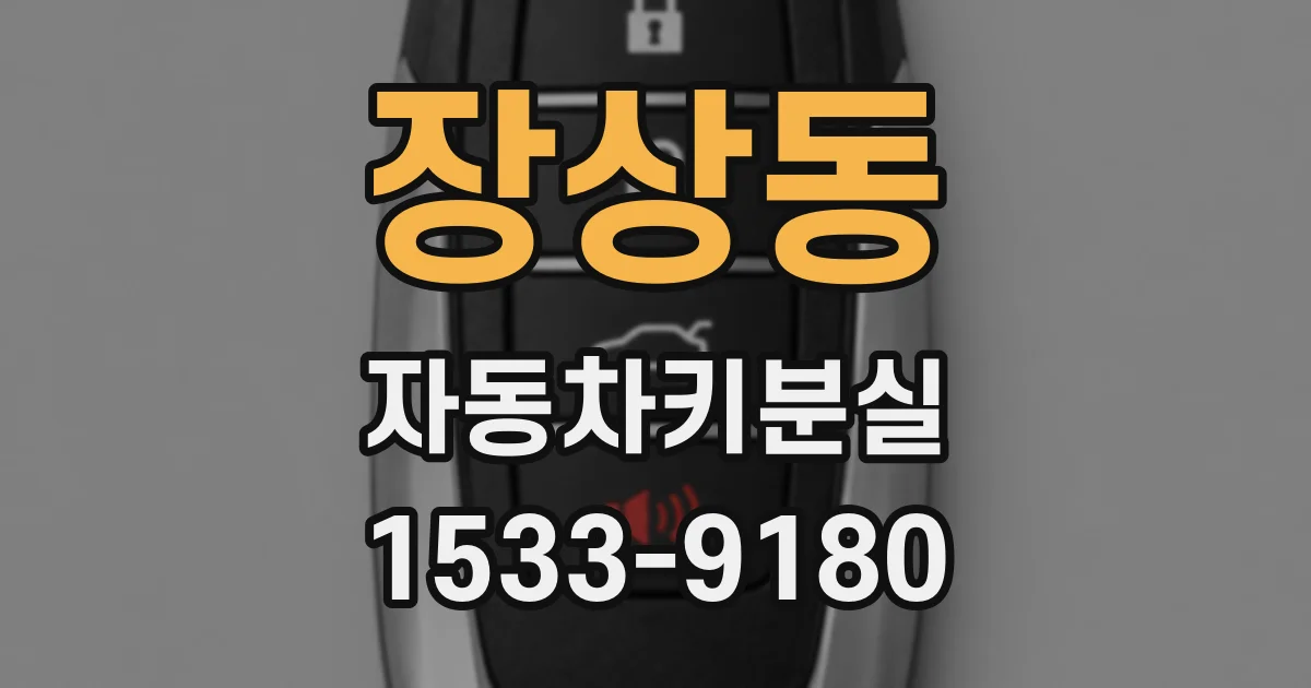 장상동 자동차키분실