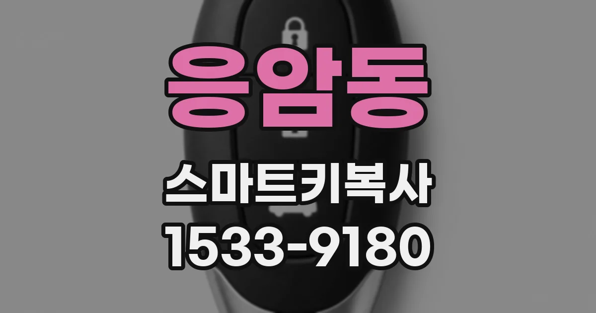 응암동 스마트키복사