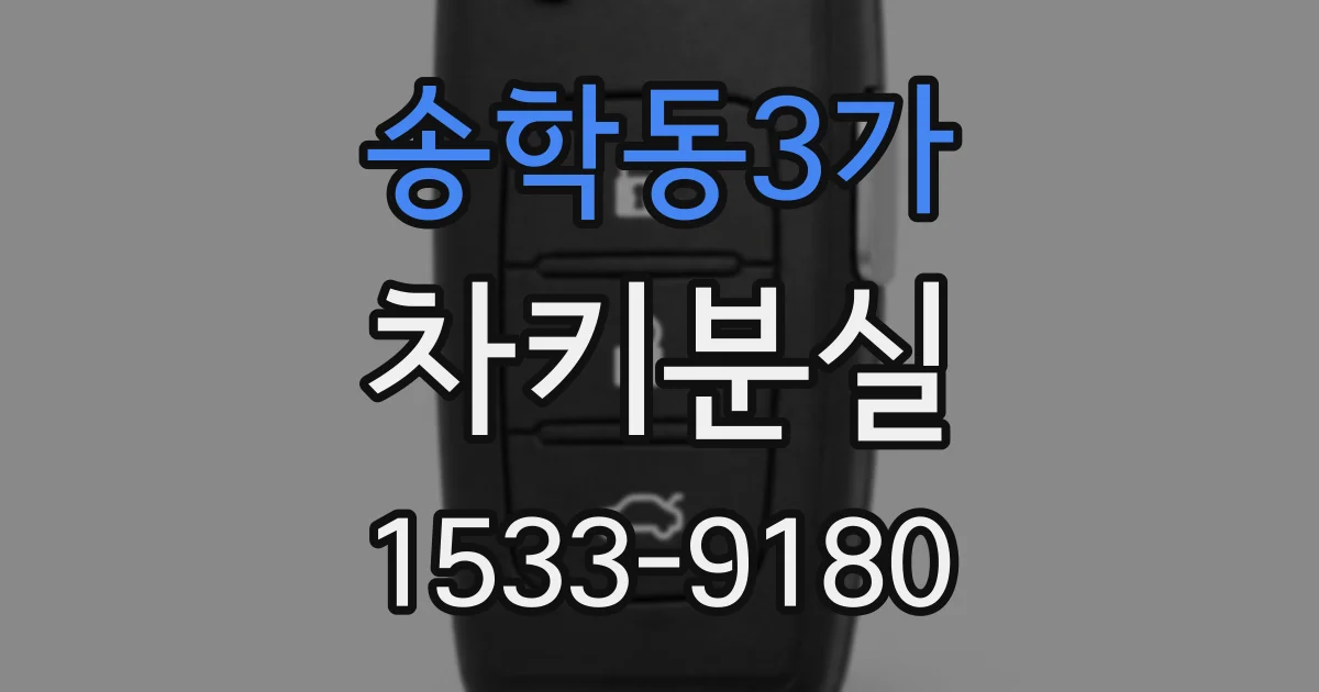 송학동3가 차키분실