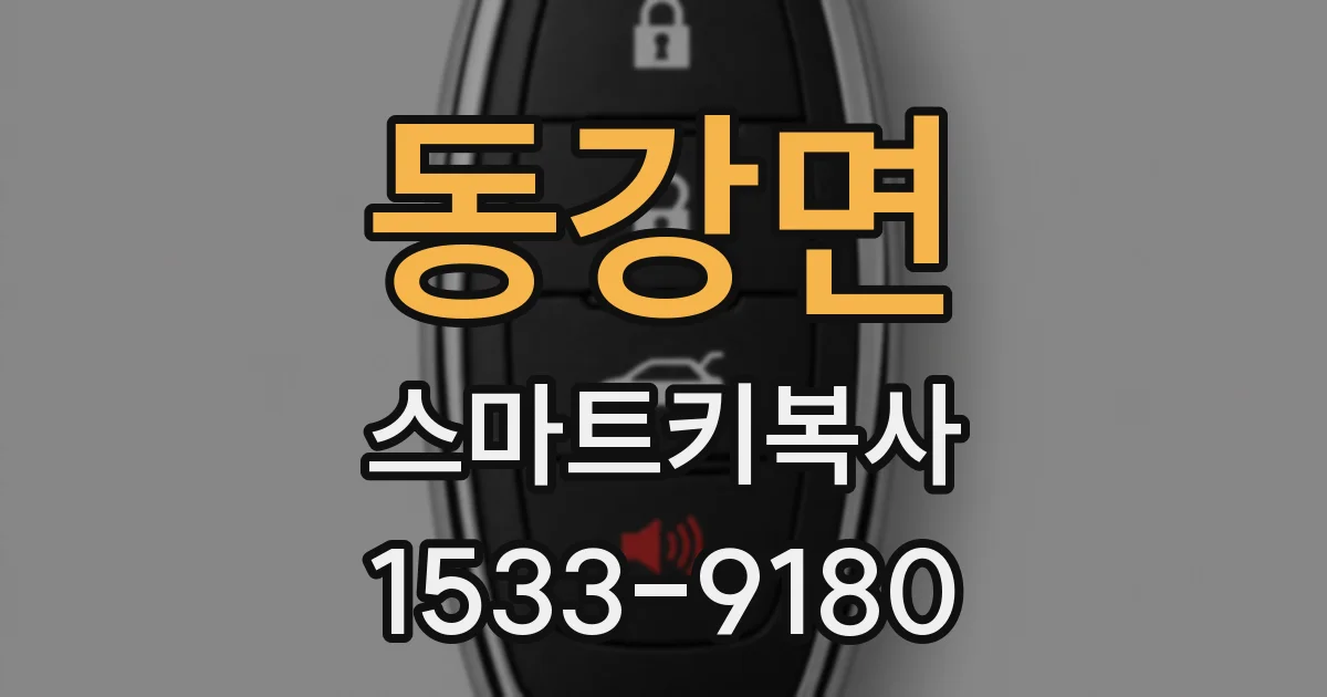 동강면 스마트키복사