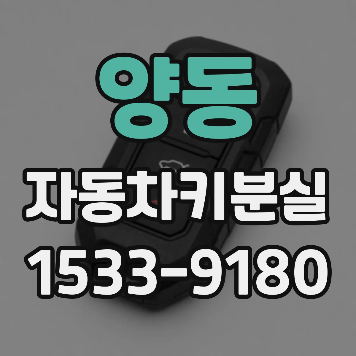 양동 자동차키분실