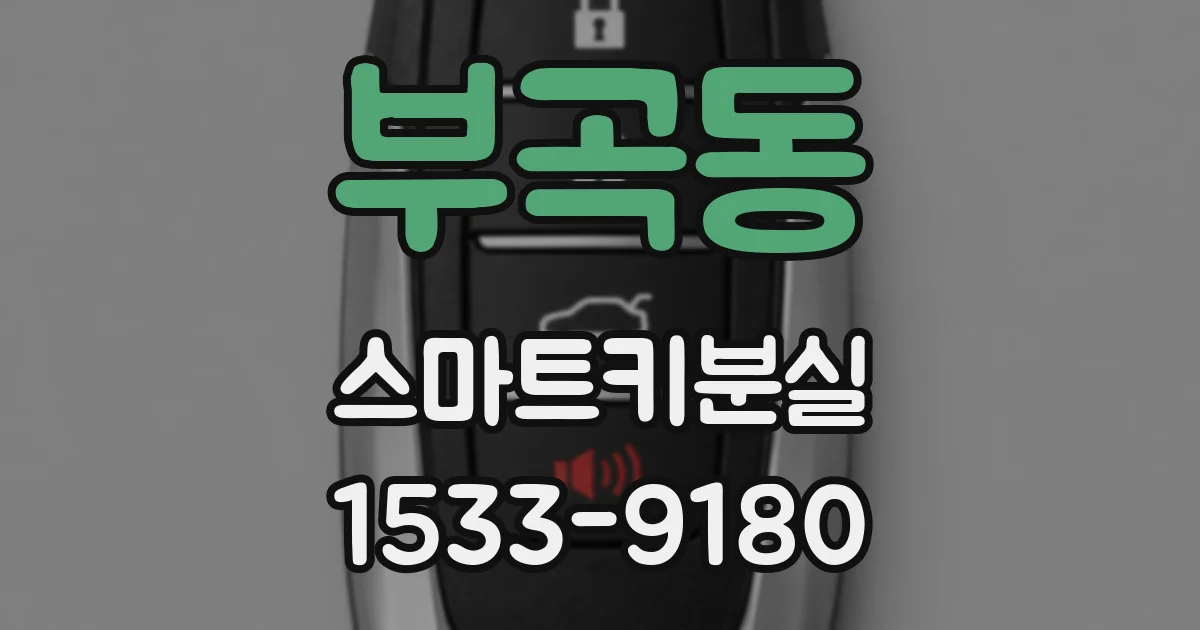 부곡동 스마트키분실