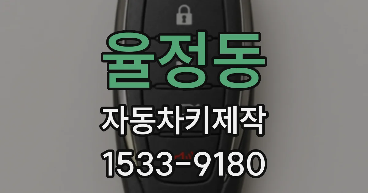 율정동 자동차키제작