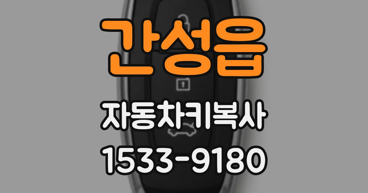 간성읍 자동차키복사