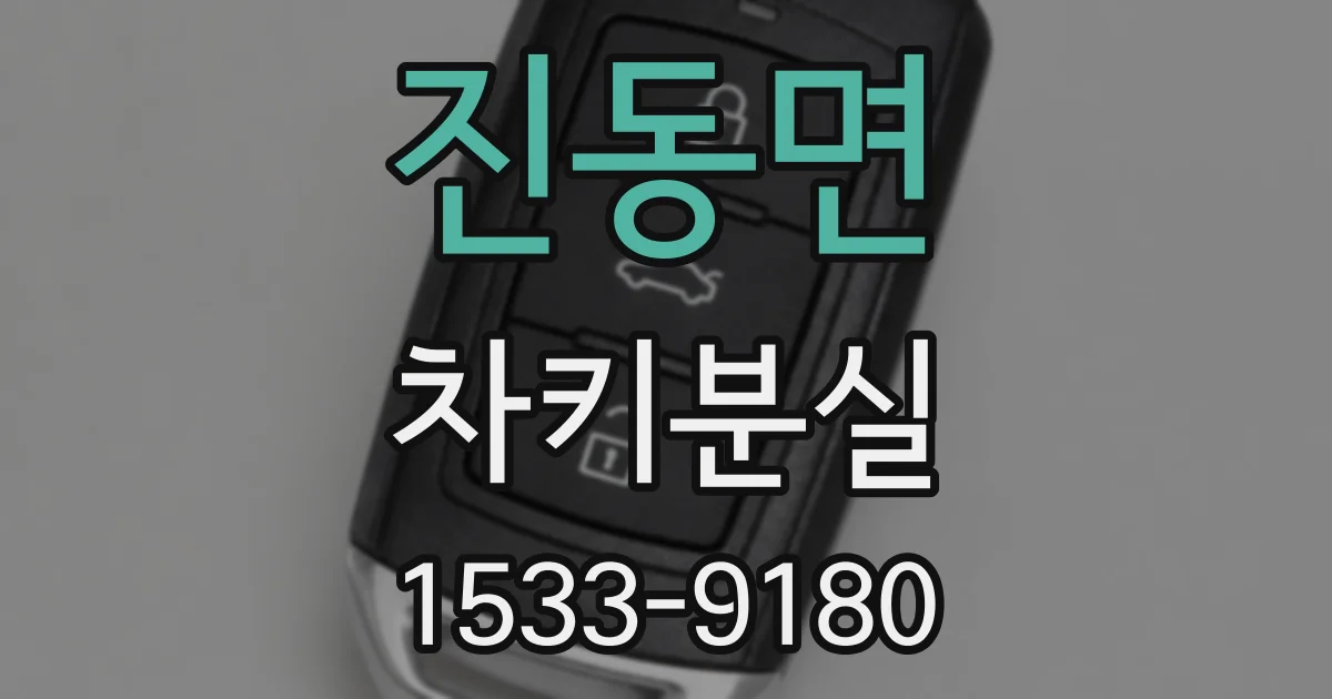 진동면 차키분실