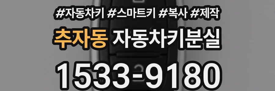 추자동 자동차키분실