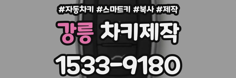 강릉 차키제작