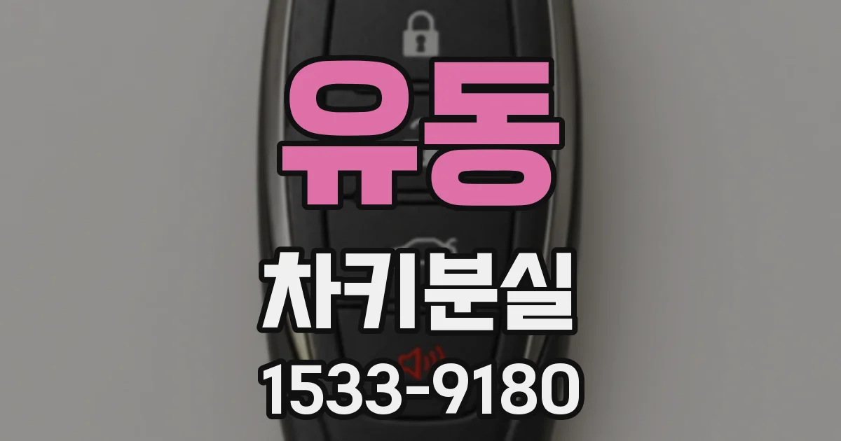 유동 차키분실