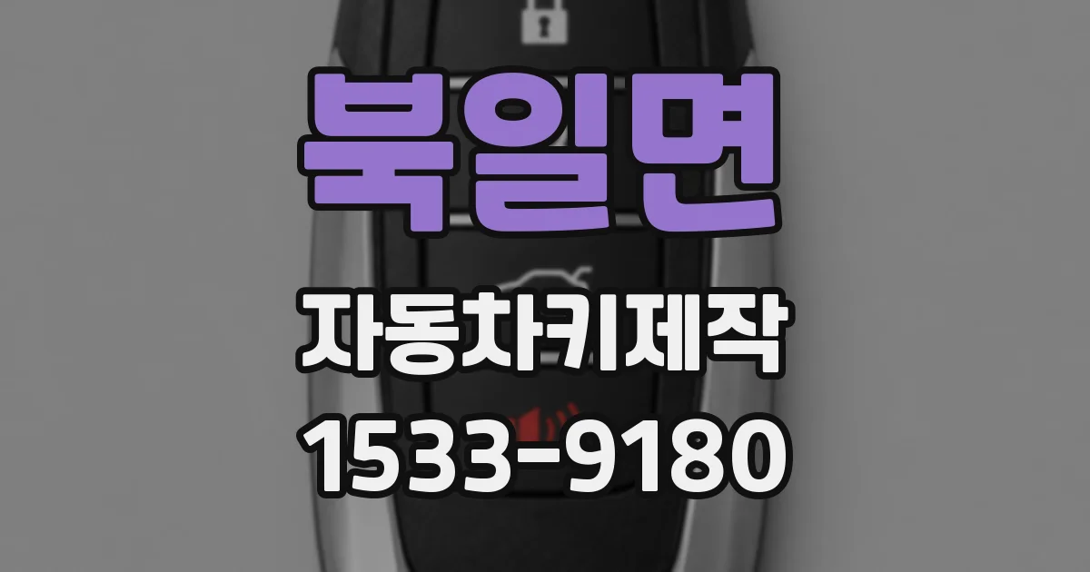 북일면 자동차키제작