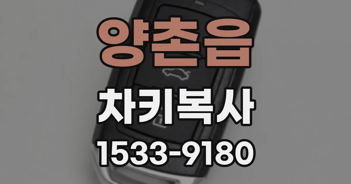 양촌읍 차키복사