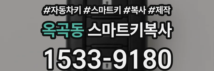 옥곡동 스마트키복사