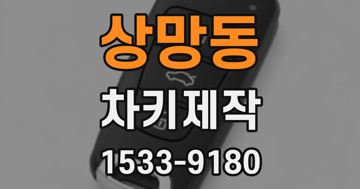 상망동 차키제작