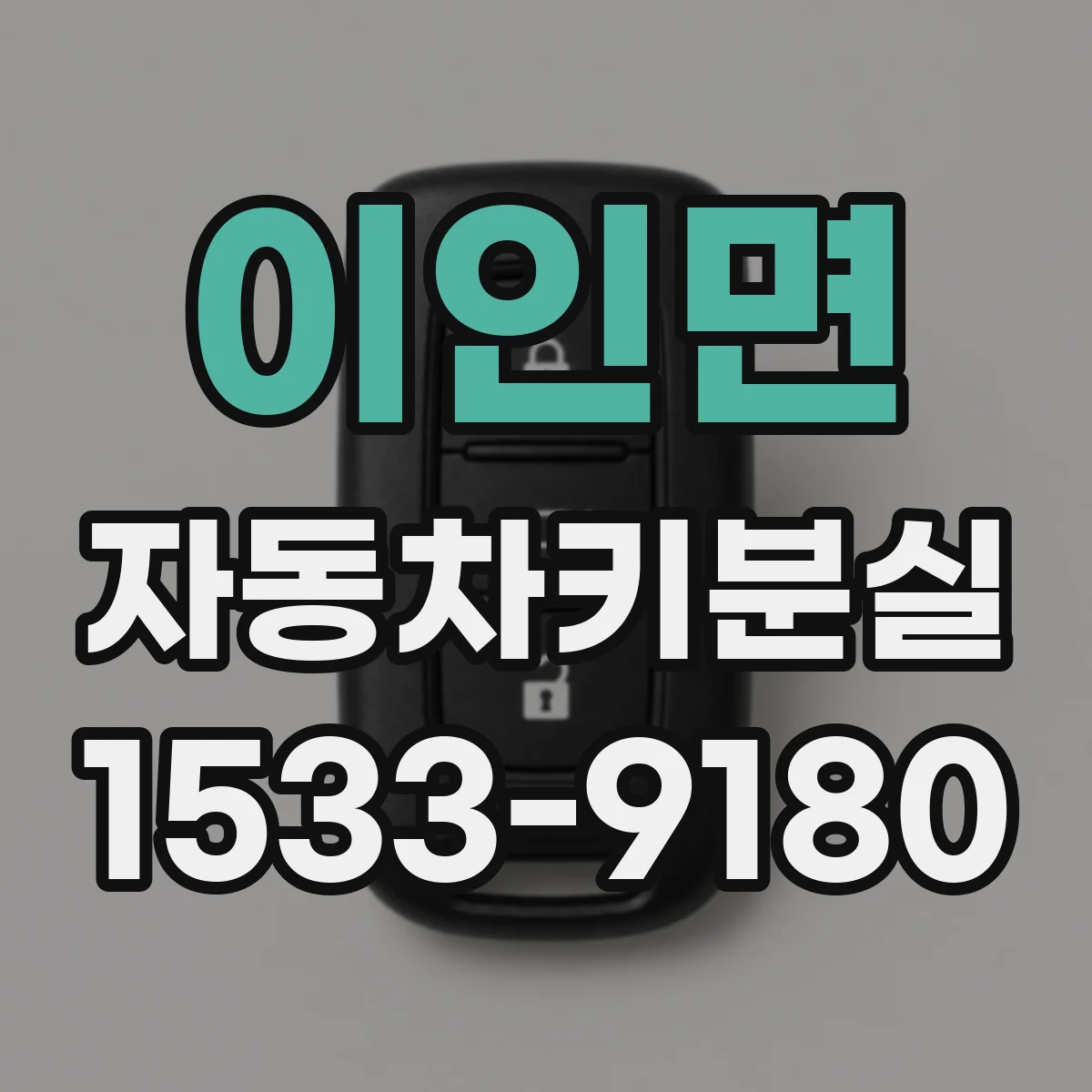 이인면 자동차키분실