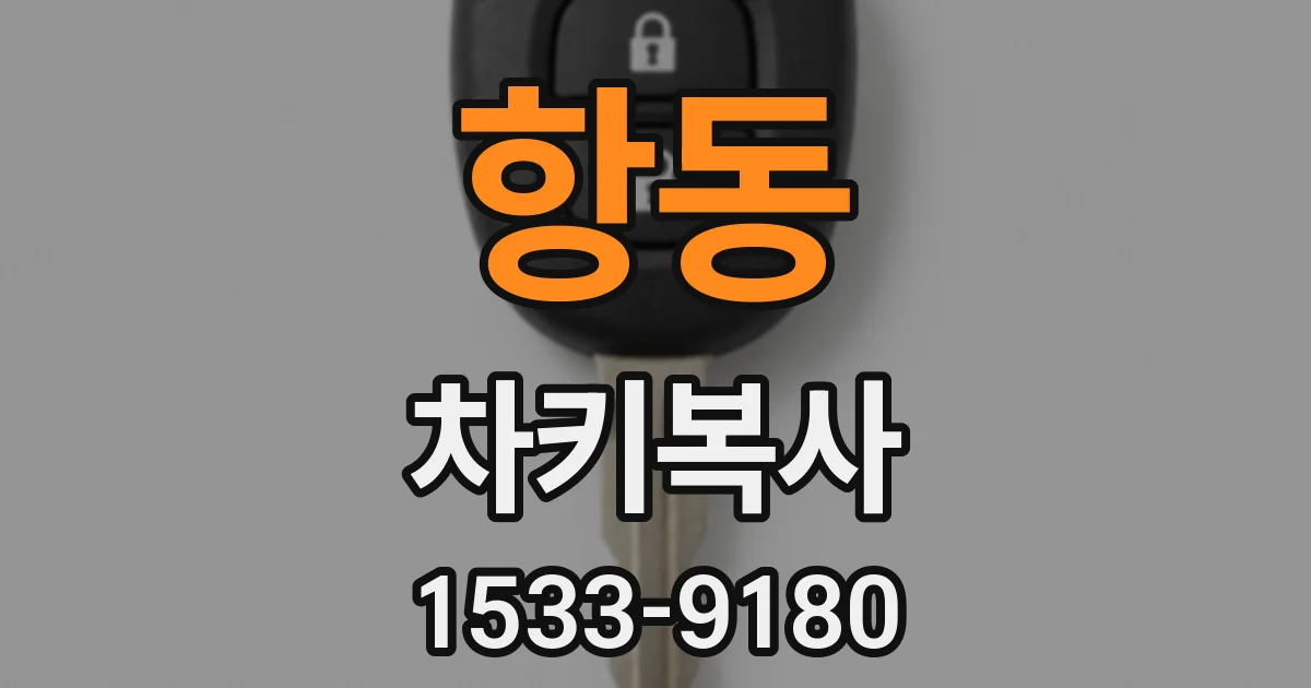 항동 차키복사
