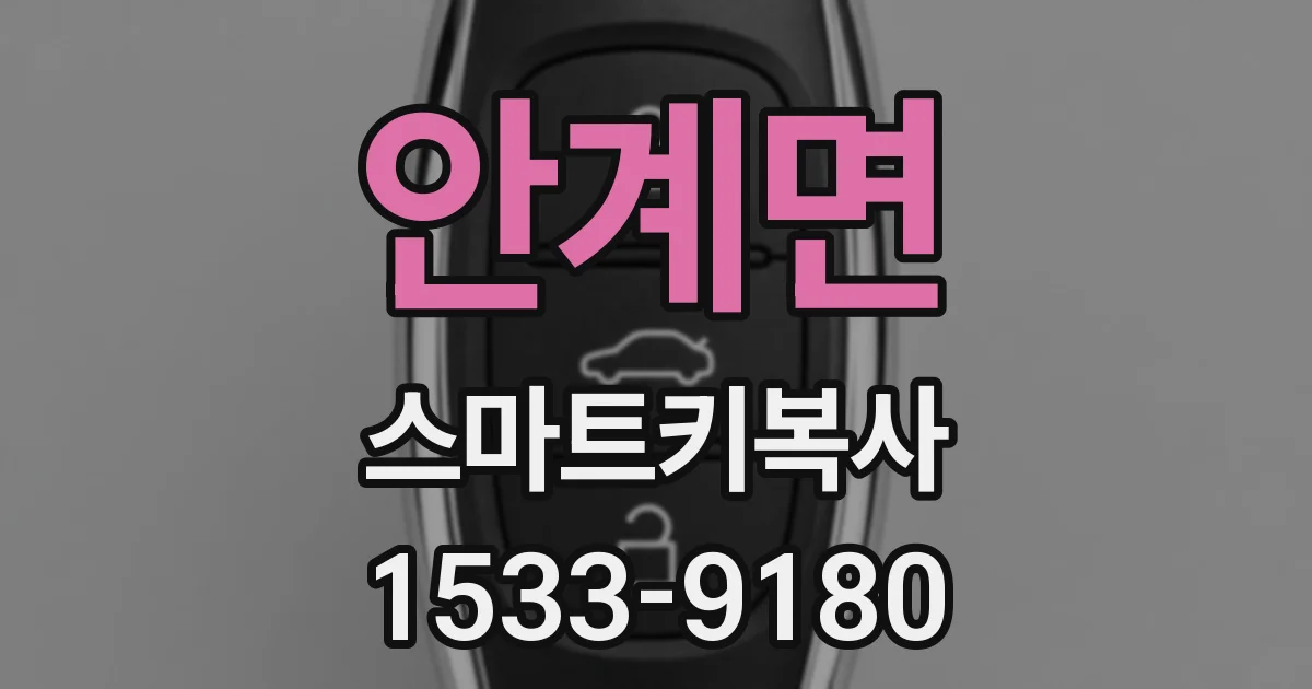 안계면 스마트키복사