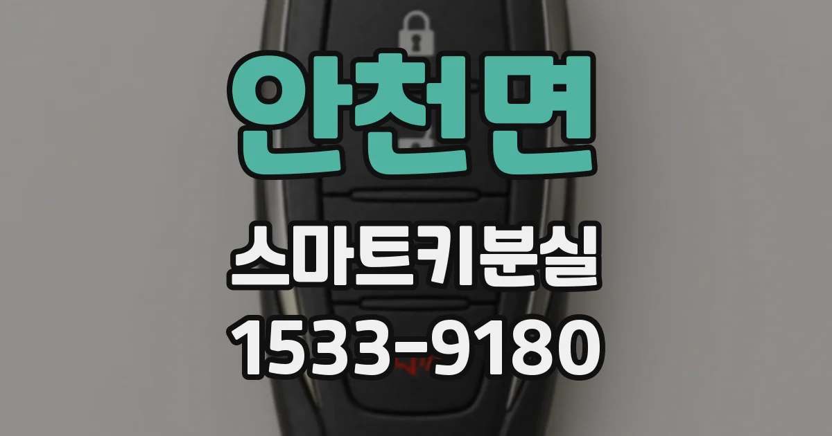 안천면 스마트키분실