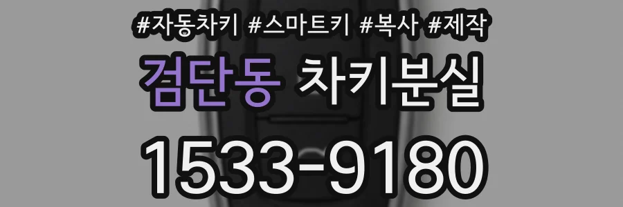 검단동 차키분실