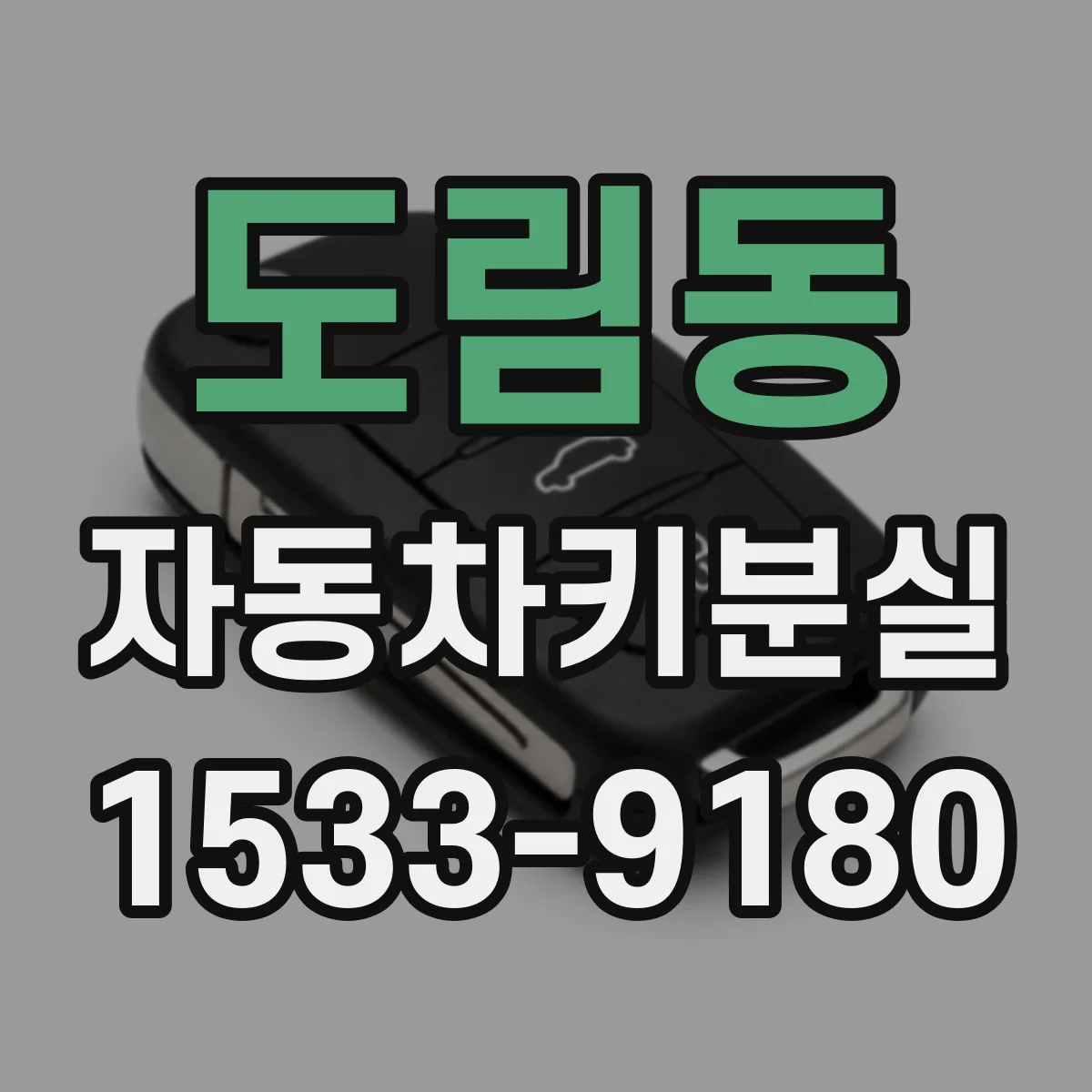 도림동 자동차키분실