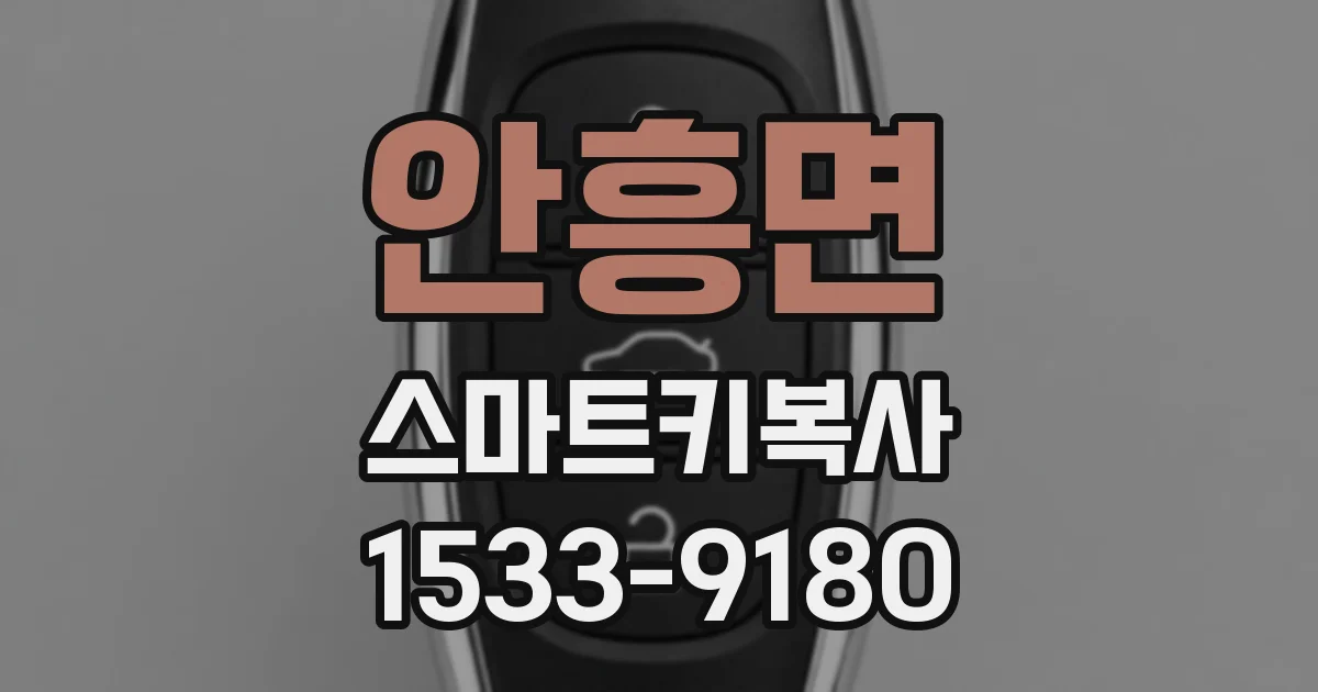 안흥면 스마트키복사