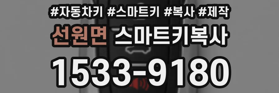 선원면 스마트키복사