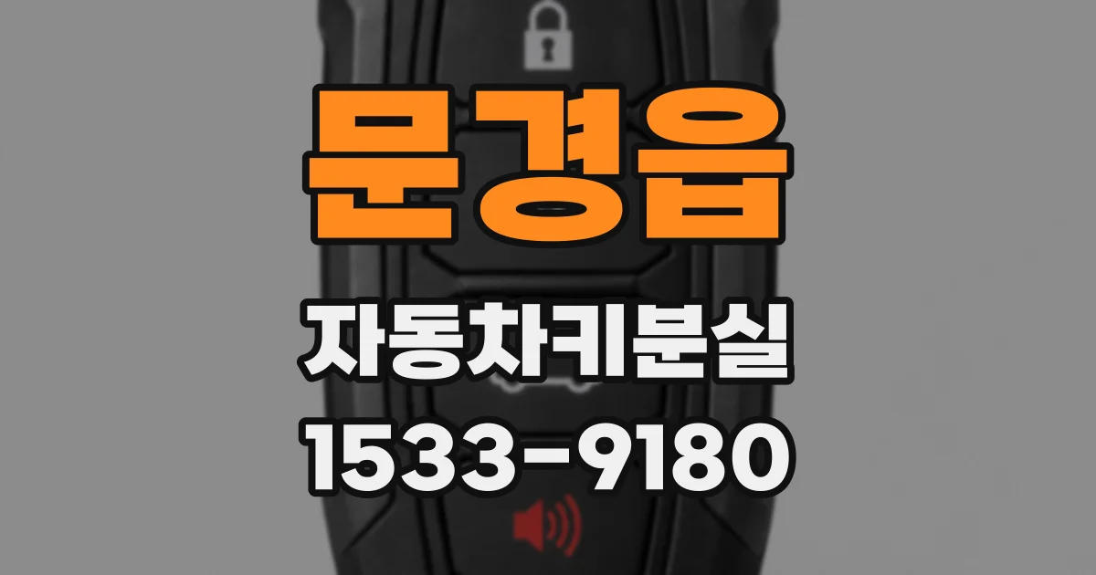 문경읍 자동차키분실