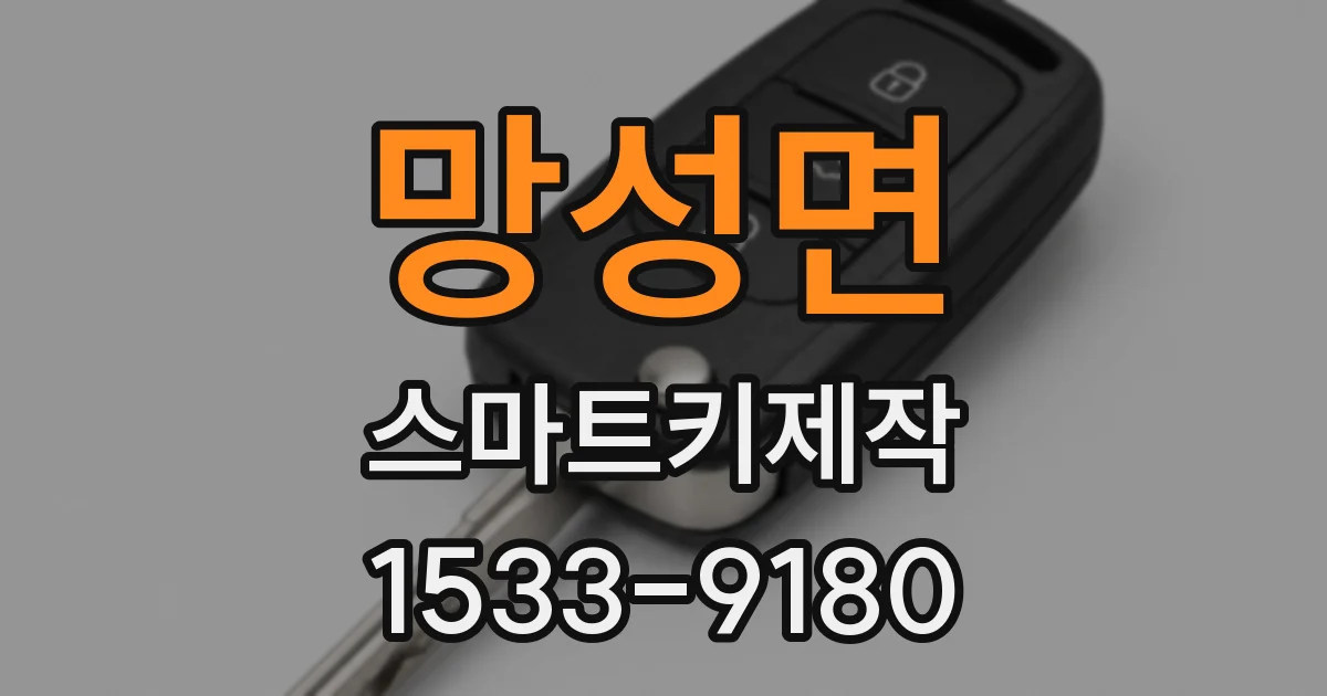 망성면 스마트키제작