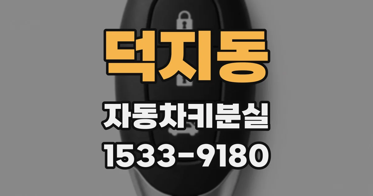 덕지동 자동차키분실