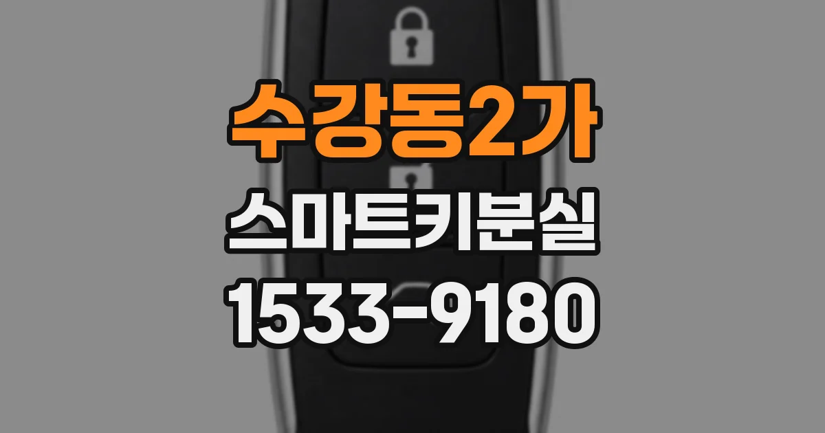 수강동2가 스마트키분실