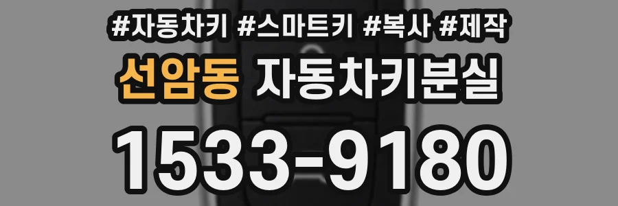 선암동 자동차키분실