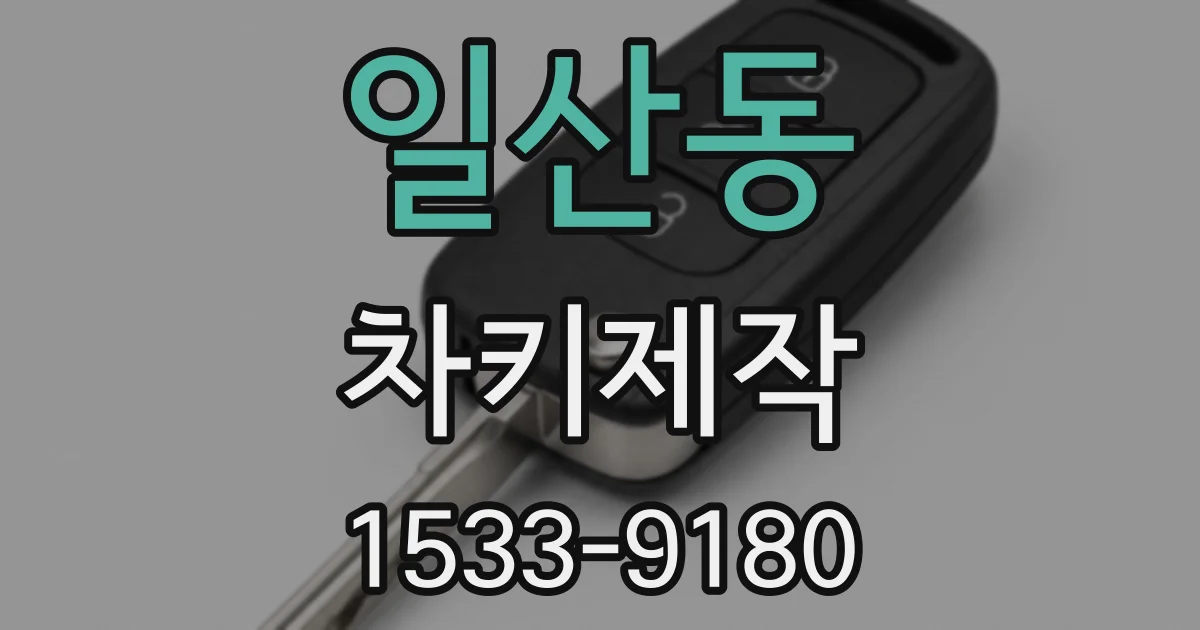 일산동 차키제작