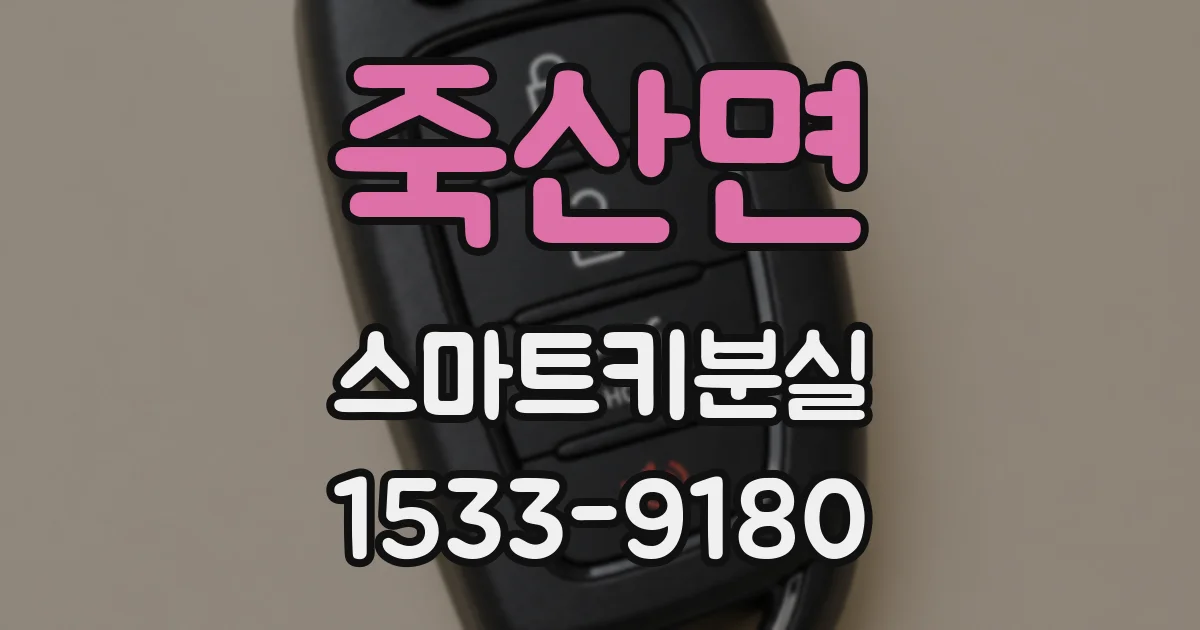 죽산면 스마트키분실