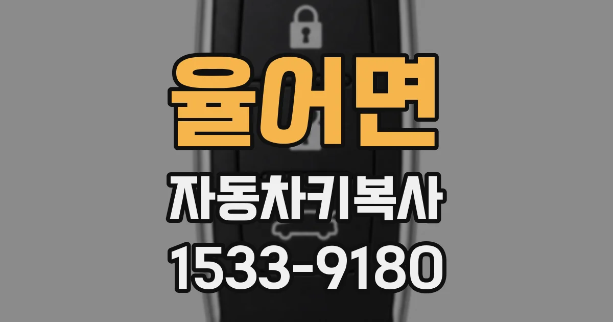 율어면 자동차키복사