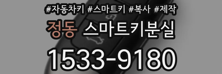 정동 스마트키분실