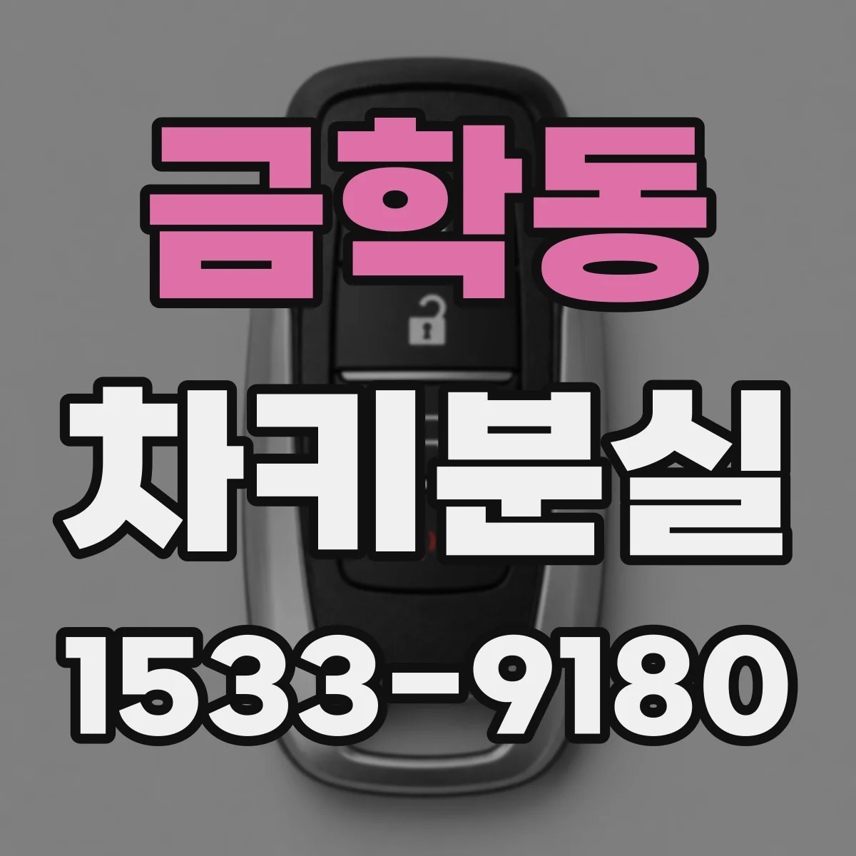금학동 차키분실
