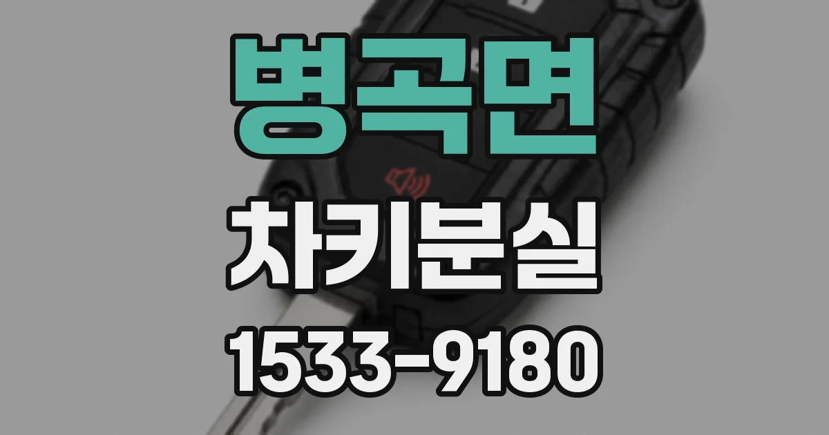 병곡면 차키분실