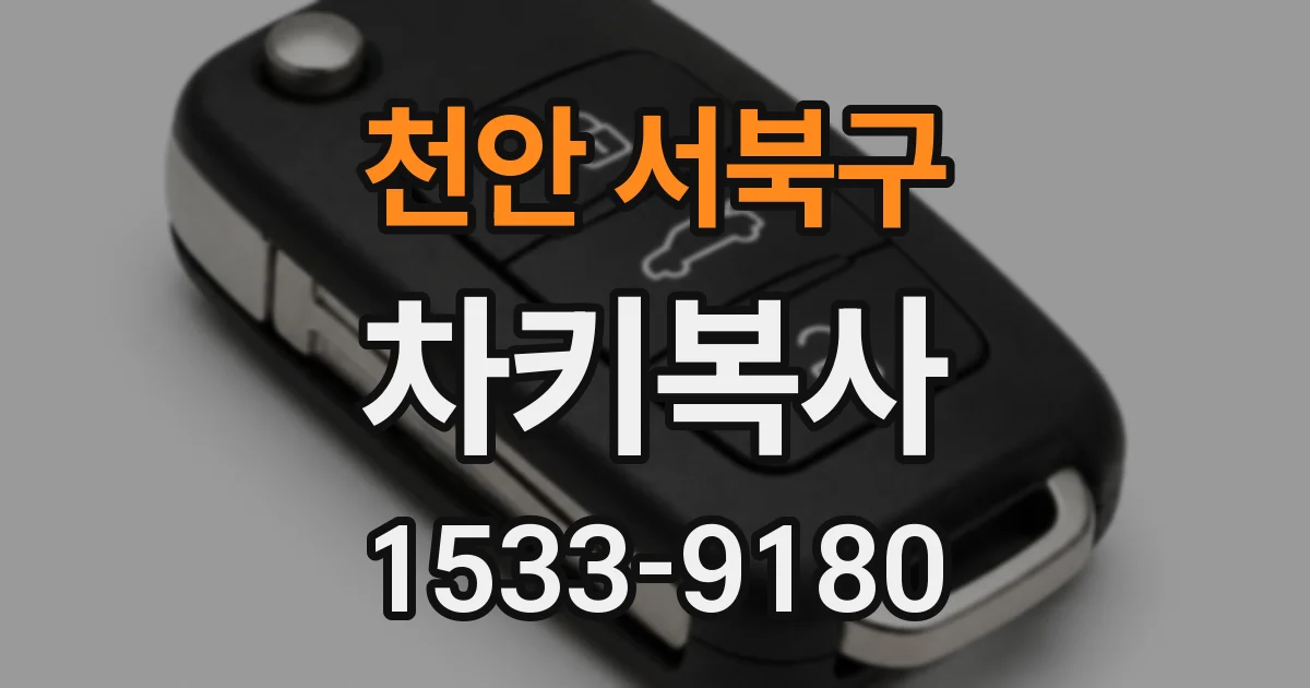 천안 서북구 차키복사