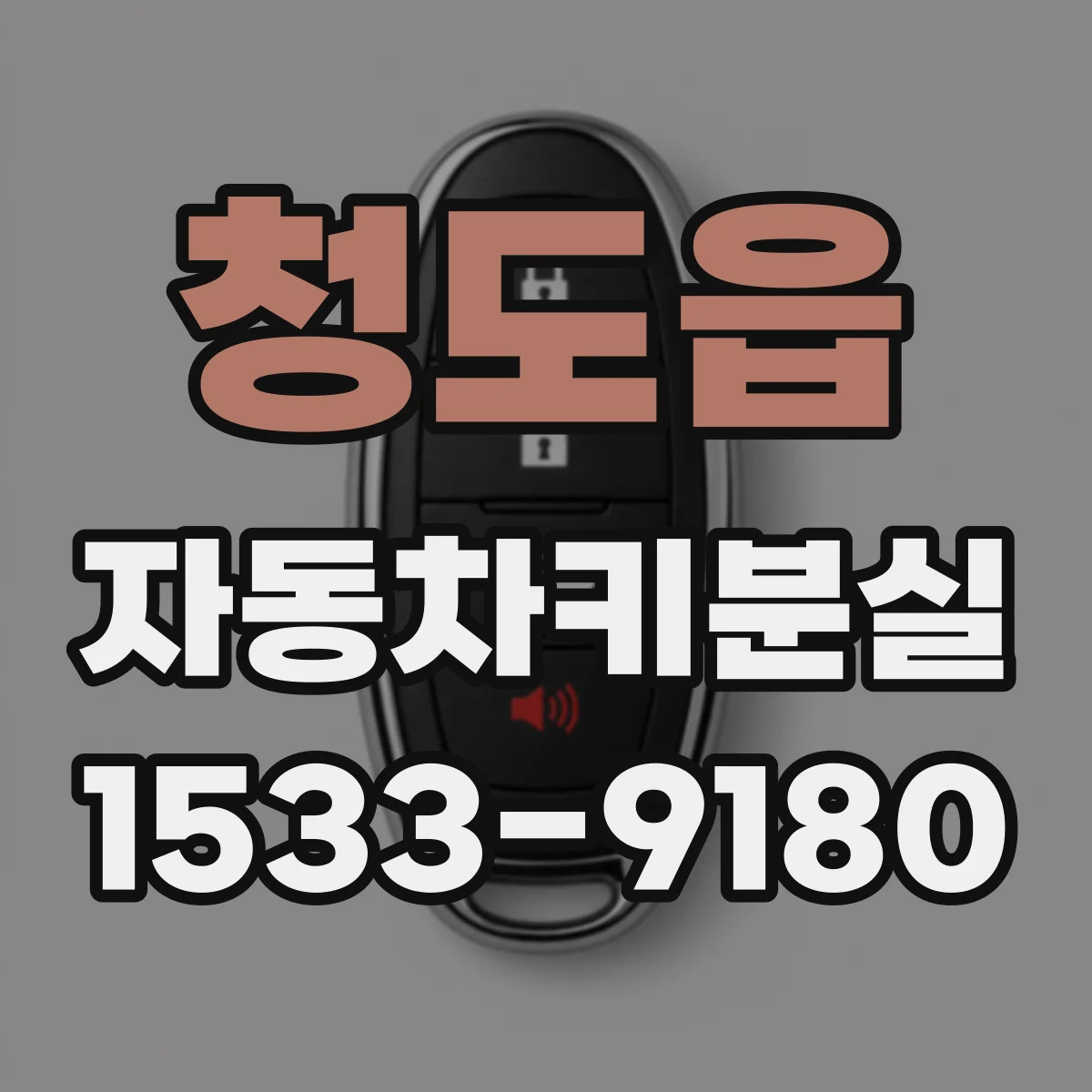 청도읍 자동차키분실
