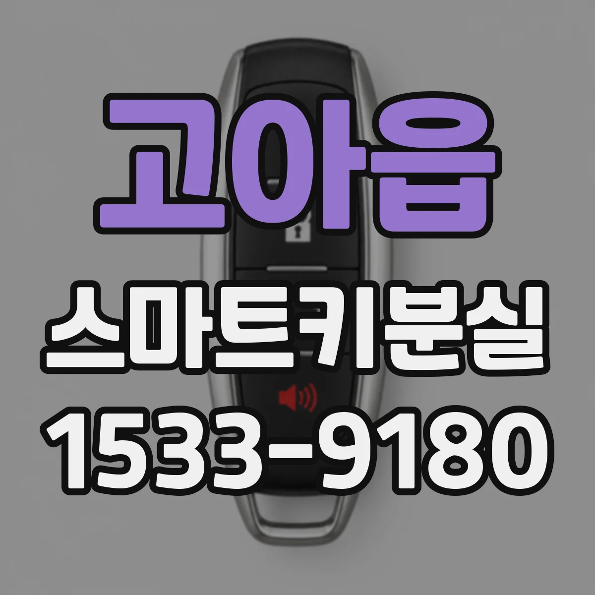 고아읍 스마트키분실