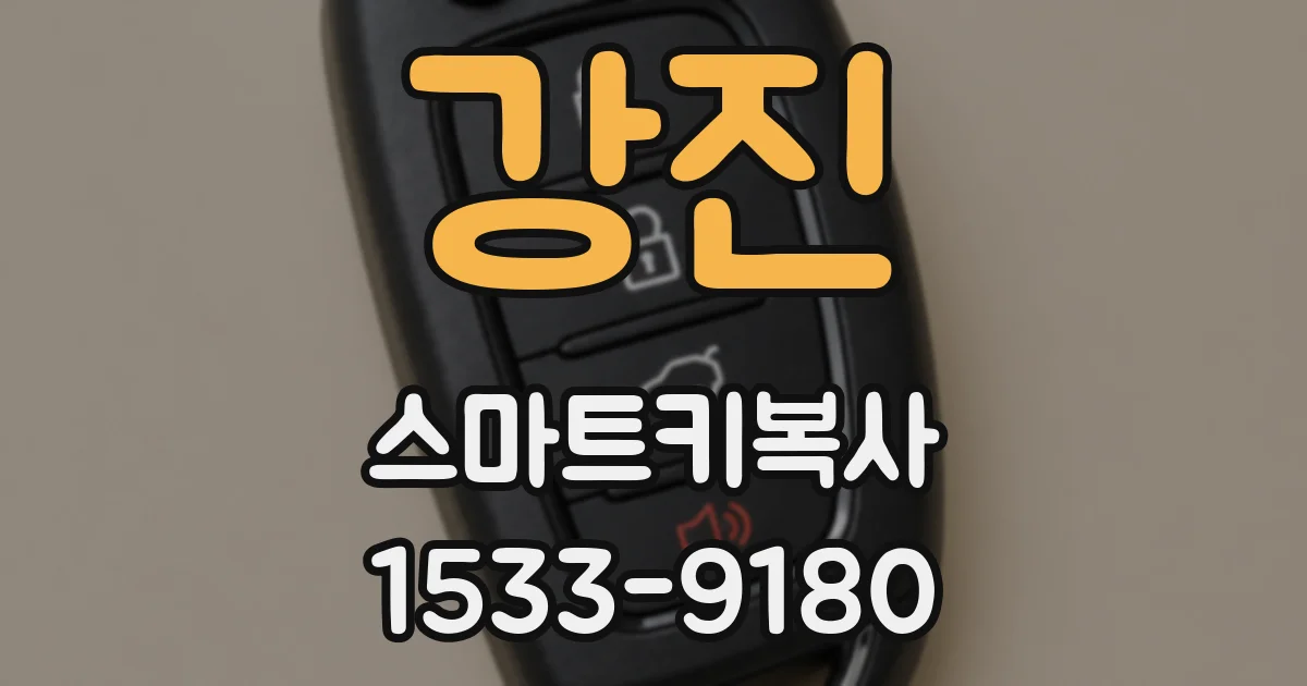 강진 스마트키복사